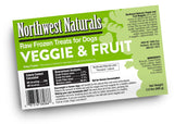 Northwest Natural Nuggets Fruits and Veggies Raw Frozen Treats For Dog