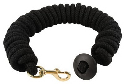 Weaver Rounded Cotton Lunge Line (Black)