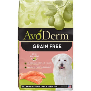 AvoDerm Grain Free Salmon Vegetable Recipe Dry Dog Food