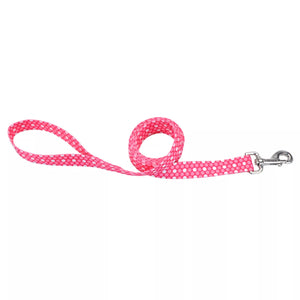 Coastal Pet Products Styles Dog Leash Pink Dot 5/8 in. x 6 ft. (5/8" x 6', Pink Dot)