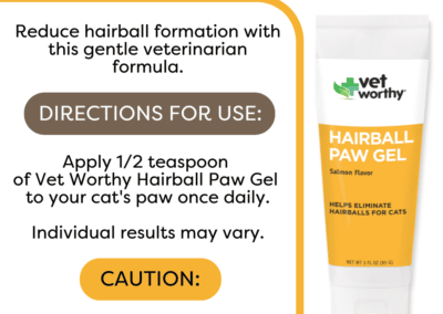 Vet Worthy Hairball Paw Gel for Cats