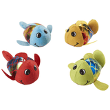 Ethical Pet SPOT Plush Jittery Fish Assorted Cat Toys (3")