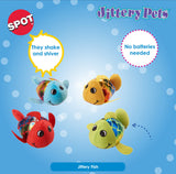 Ethical Pet SPOT Plush Jittery Fish Assorted Cat Toys (3")