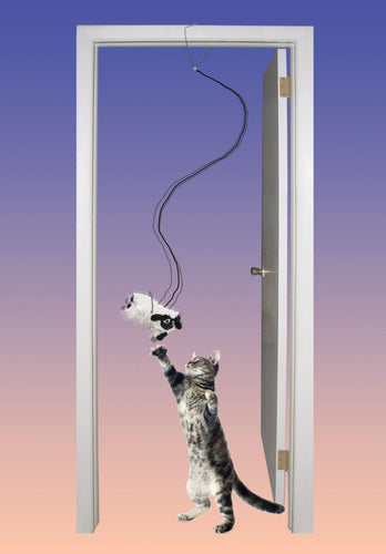 Ethical Pet SPOT Baa Baa Black Sheep A-Door-Able Cat Toy