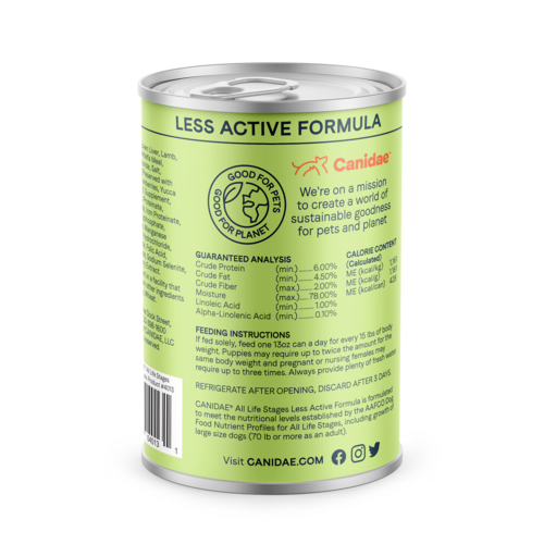 CANIDAE® All Life Stages Less Active Formula with Chicken, Lamb & Fish Wet Dog Food