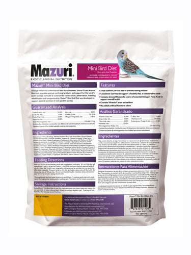 Mazuri® Mini Bird Diet