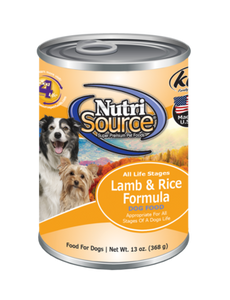 NutriSource® Lamb & Rice Canned Dog Food