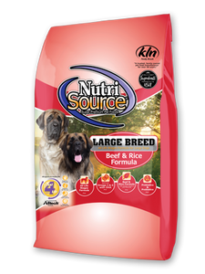 NutriSource Large Breed Beef and Rice (30-lb)