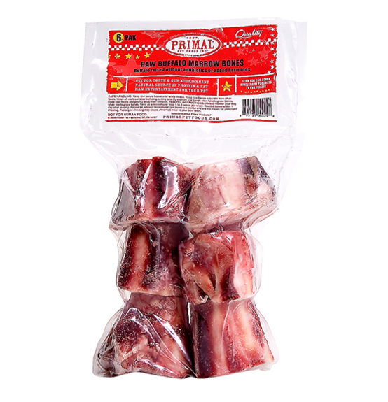 Primal Pet Foods Raw Recreational Buffalo Marrow Bones