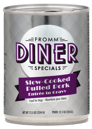 Fromm Diner Specials Slow-Cooked Pulled Pork Entrée in Gravy Dog Food