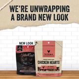 Vital Essentials Freeze Dried Raw Chicken Hearts Cat Treats (.08 OZ)