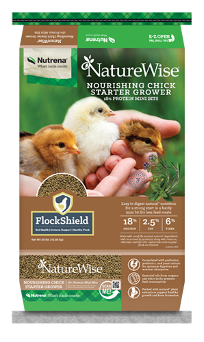 Nutrena® NatureWise® Nourishing Chick Starter Grower 18% Protein Mini Bits