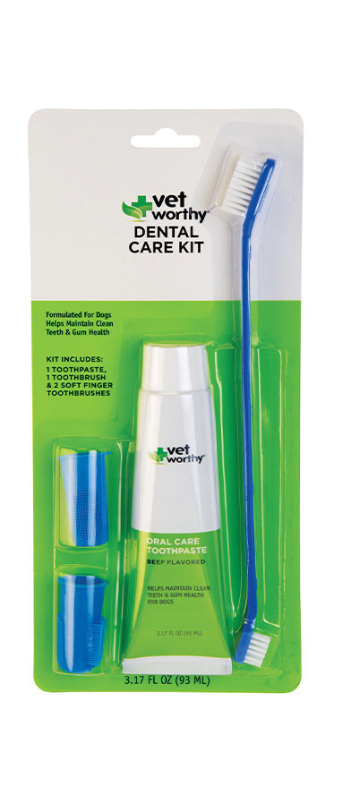 Vet Worthy Dental Care Kit for Dogs (1 Kit)