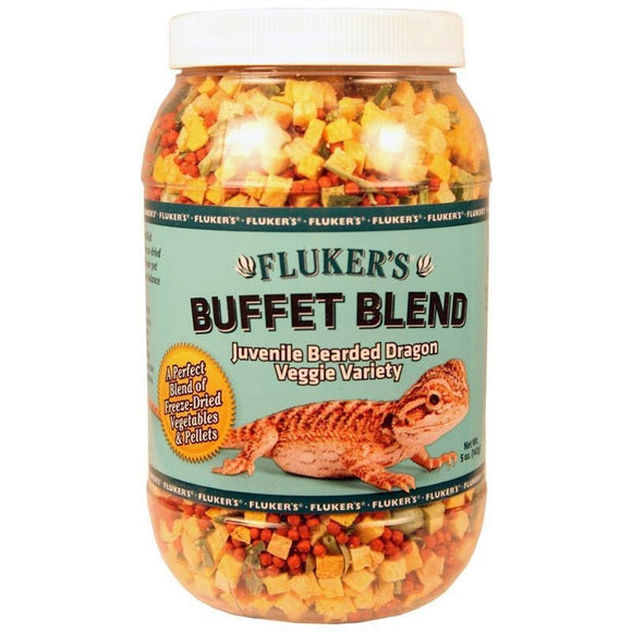 Fluker's Buffet Blend Juvenile Bearded Dragon Veggie Variety Food (9.9 OZ)